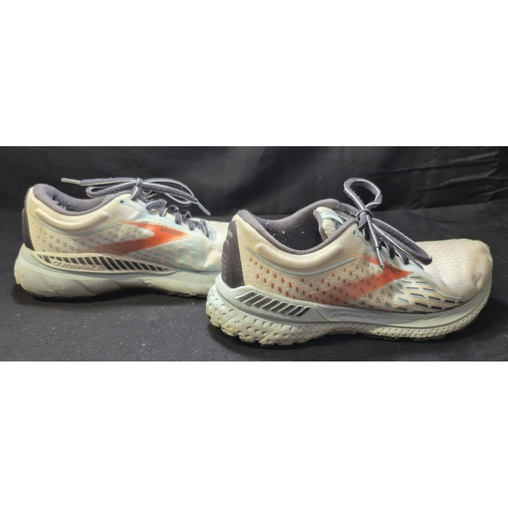 Brooks Adrenaline GTS‎ 21 White/orange running shoes sz. 6.5 sneakers